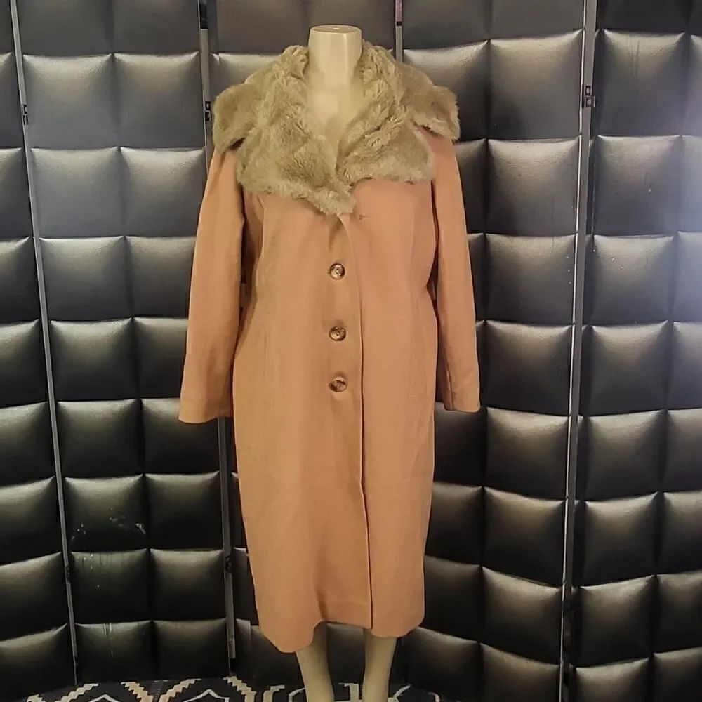 Vintage wool blend coat